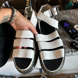 Doc marten platform sandals